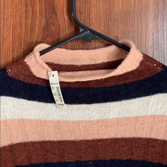 Madewell stripped turtleneck sweater - Picture 4 of 8